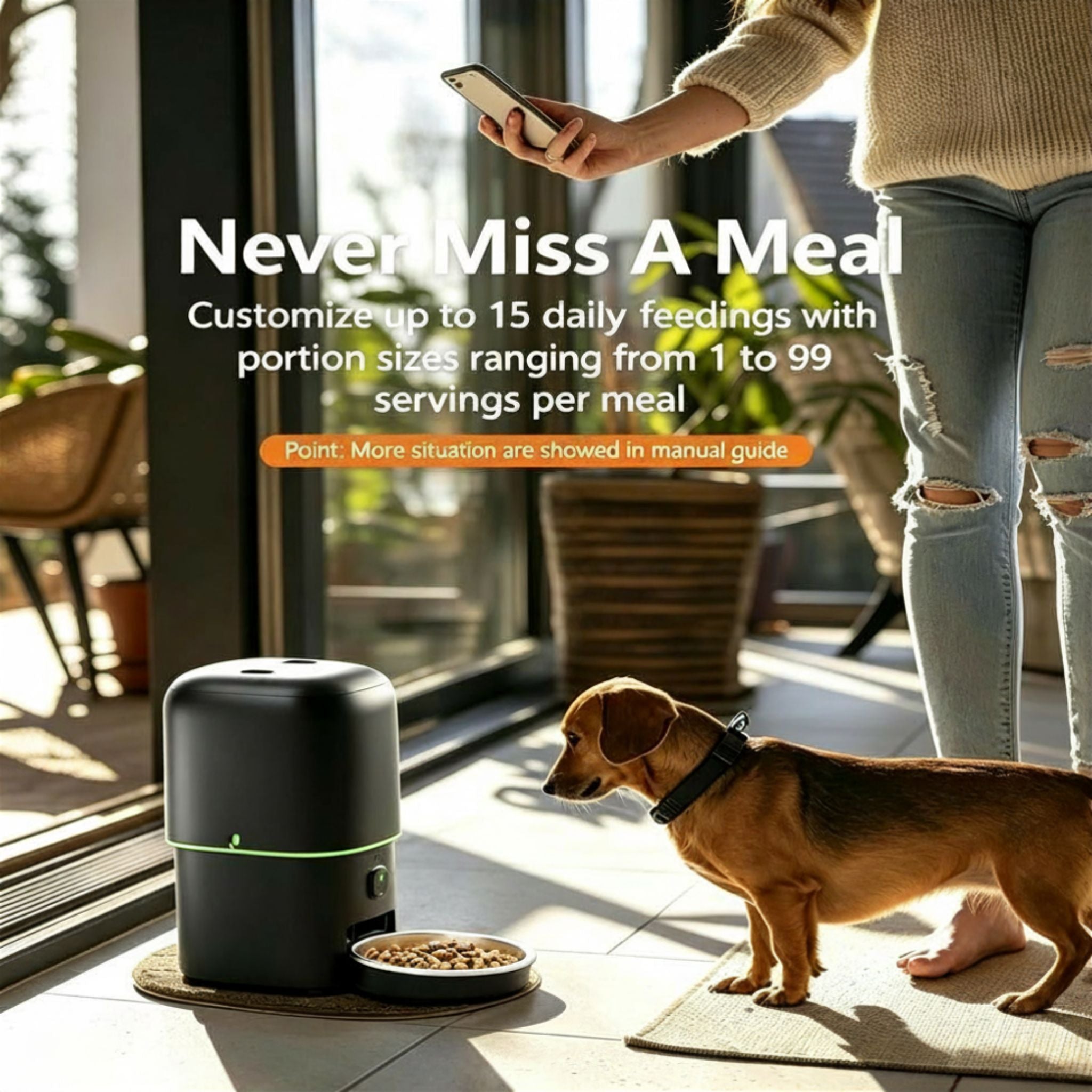 WiFi Smart Pet Feeder with Camera
