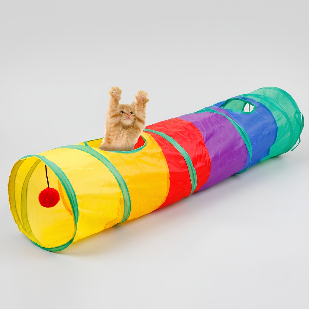 Collapsible Cat Play Tunnel