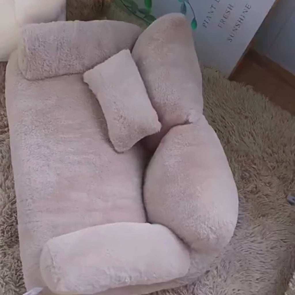 Plush Sofa Pet Bed